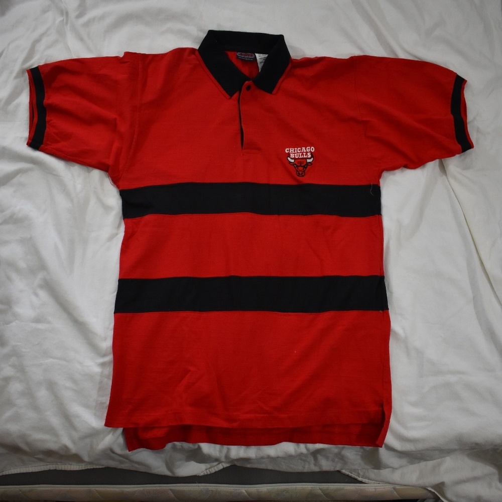 Vintage Bulls Polo Striped Shirt